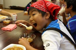 水車団子の試食