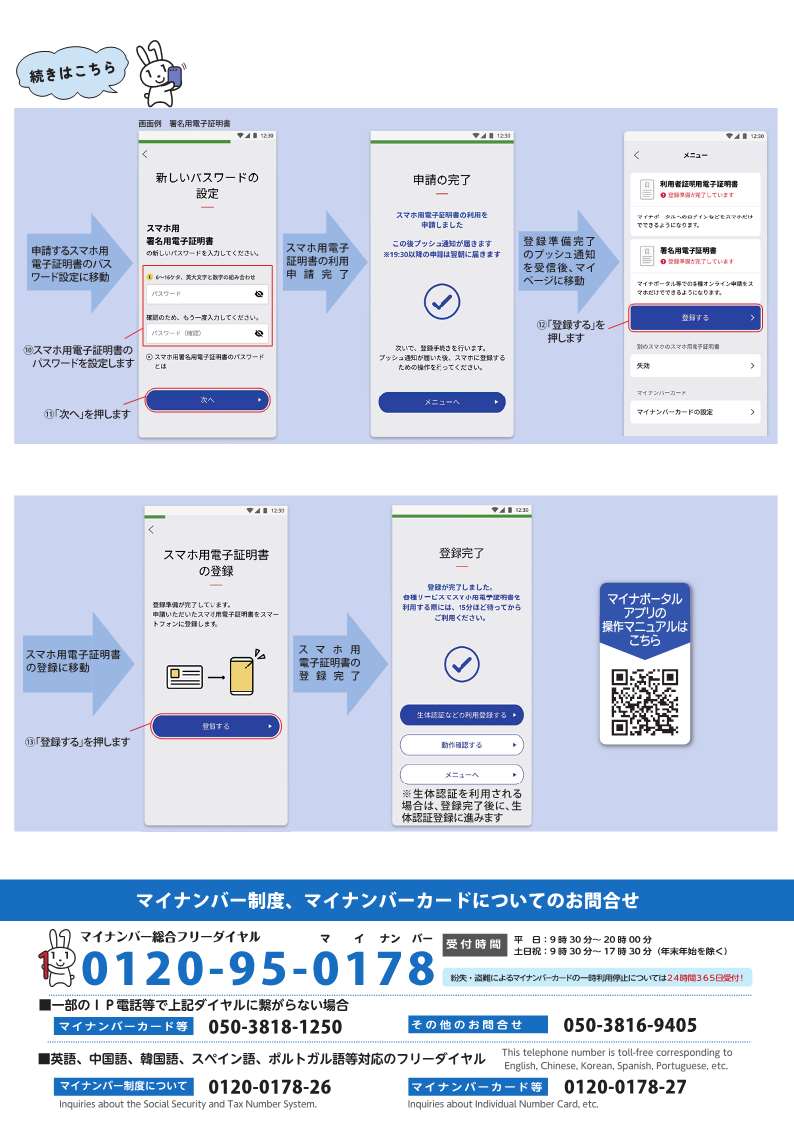 スマホ用電子証明書登載サービス２